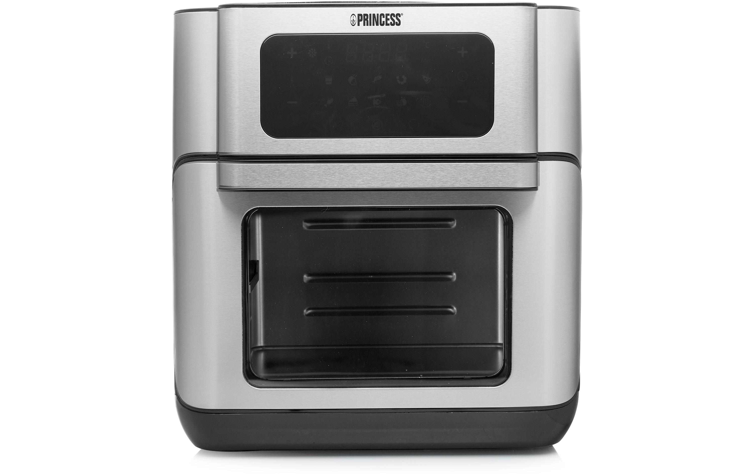 Heissluftofen mit Frittierfunktion 10 l, Schwarz<br>Heissluftfritteuse