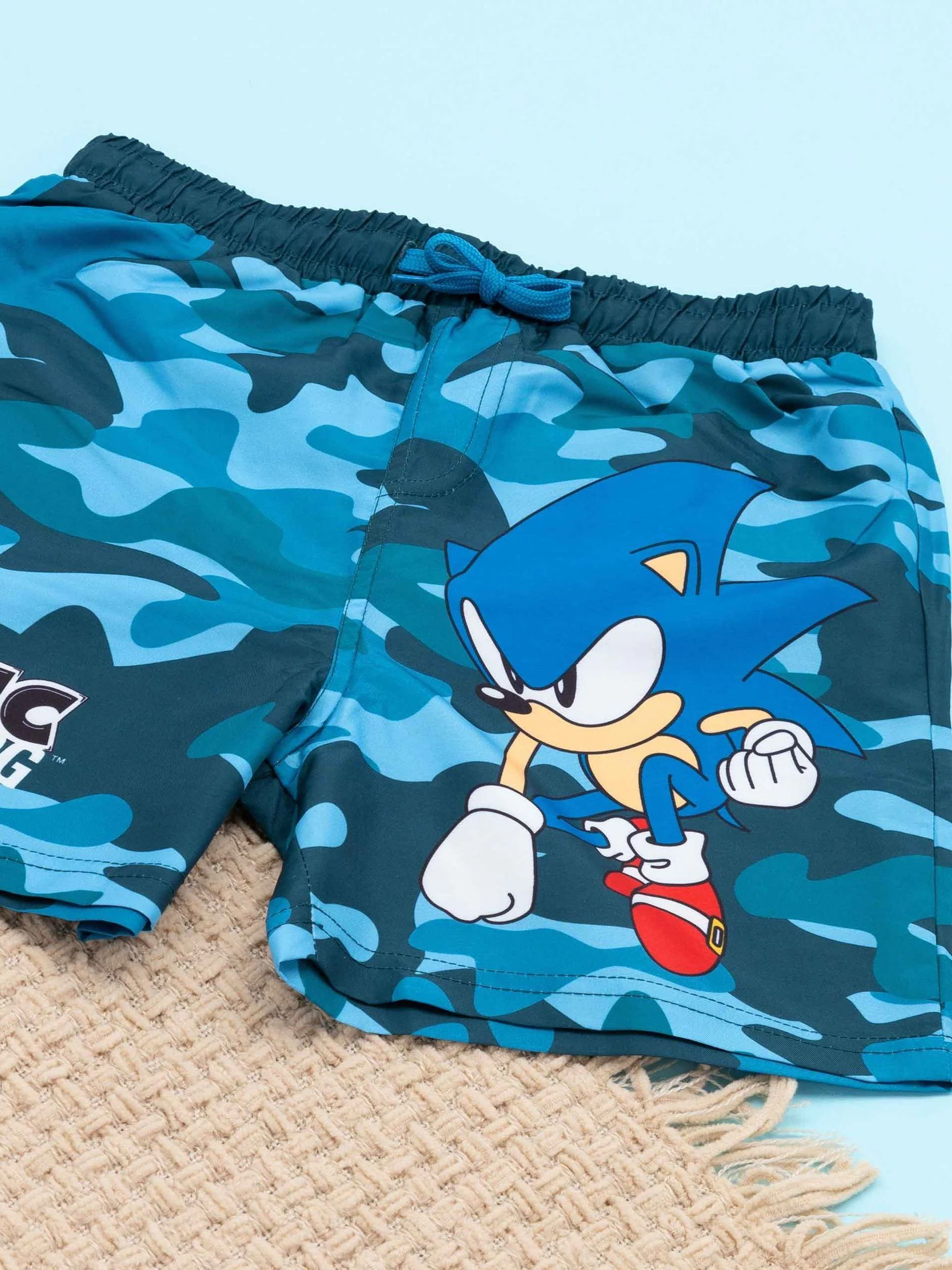 Vanilla Underground jongenszwemshort met Sonic The Hedgehog-licentieprint