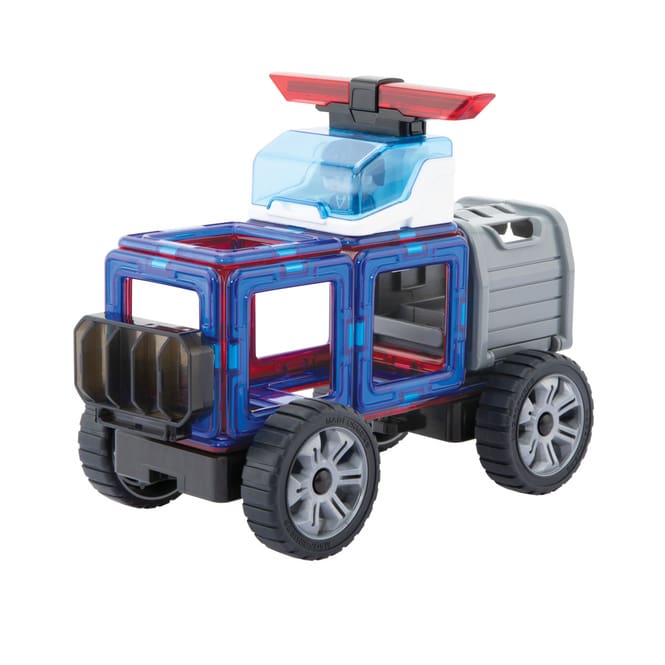MAGFORMERS - Police & Rescue Set - Magnetspielzeug - 26 Teile