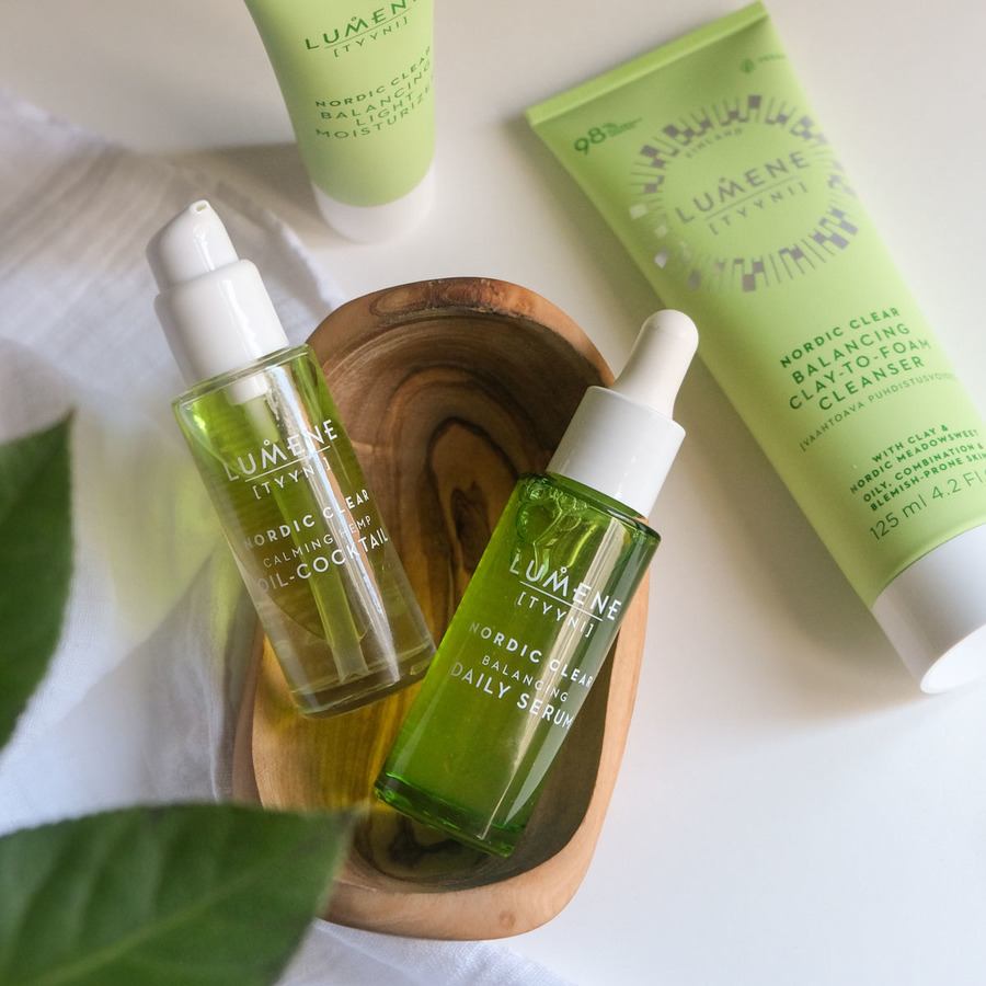 Lumene Nordic Clear [TYYNI] Balancing Clay-To-Foam Cleanser 125ml
