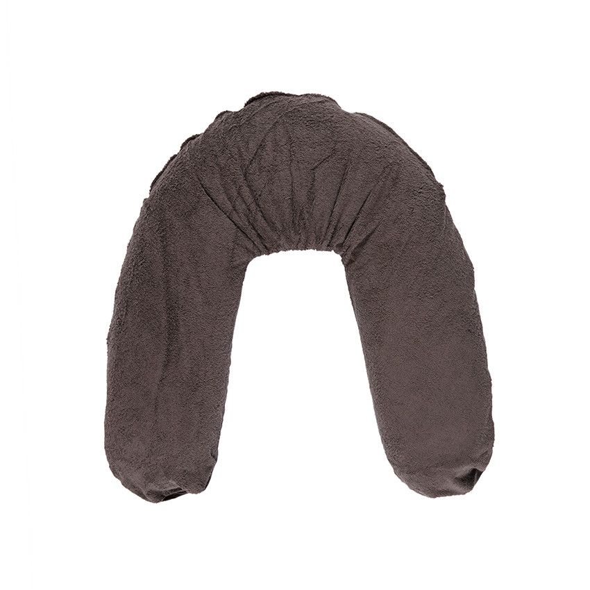 Housse de coussin d'allaitement - Gris anthracite - Doré