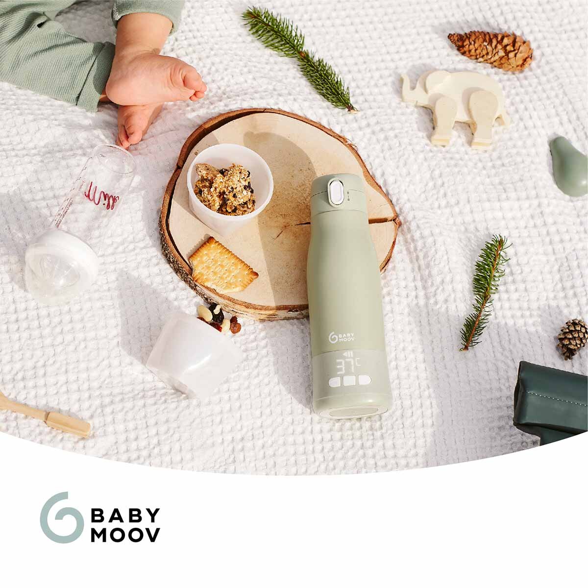 Babymoov Flaschenwärmer für unterwegs Moov & Feed