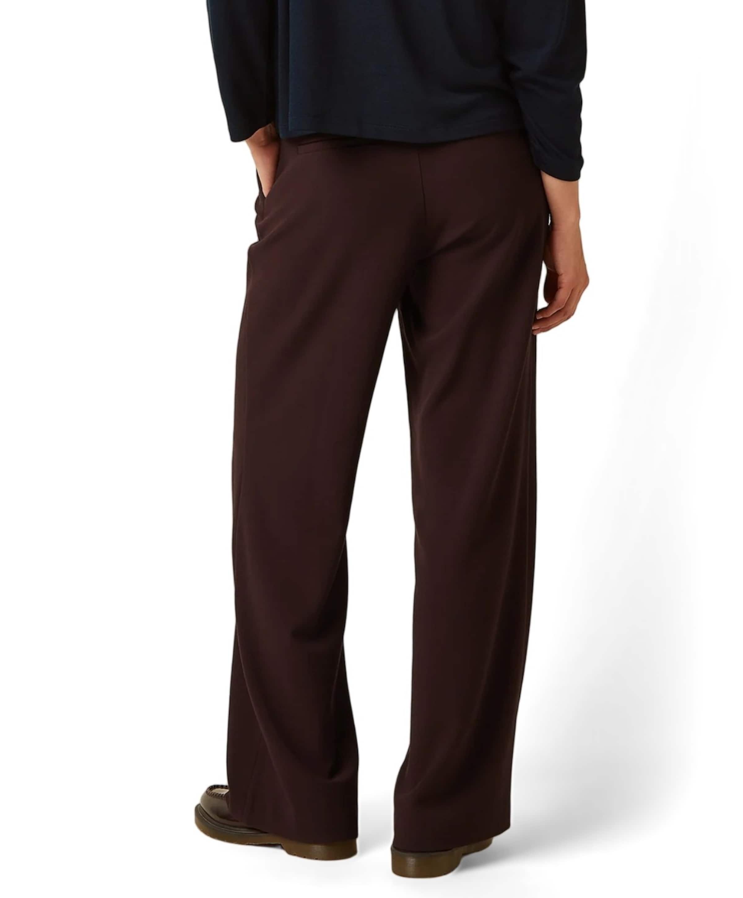 King Louie Lynn Woven Crepe dames broek bruin