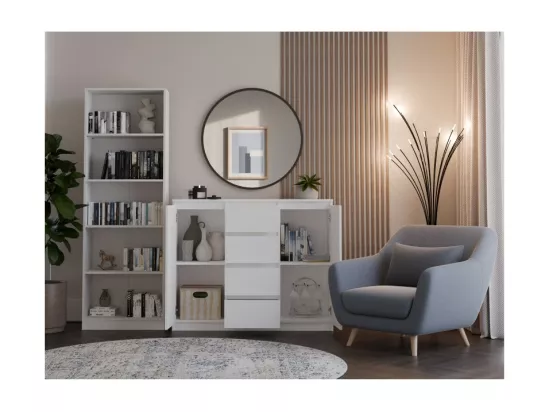 Malwa 2D4S/120 Commode blanche