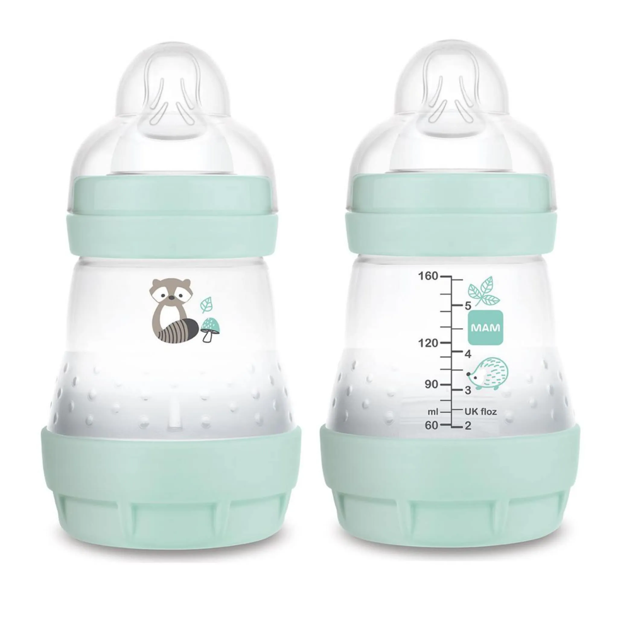 Mam Baby Biberon Anti-Colique 5oz Paquet de 2 - Aqua Mat