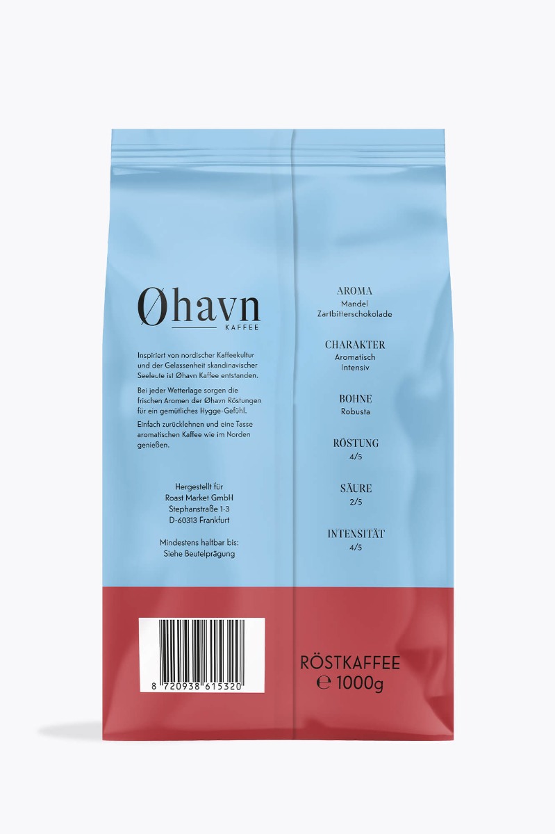 Øhavn KAFFEE Espresso Stærk Vorteilspaket 3kg