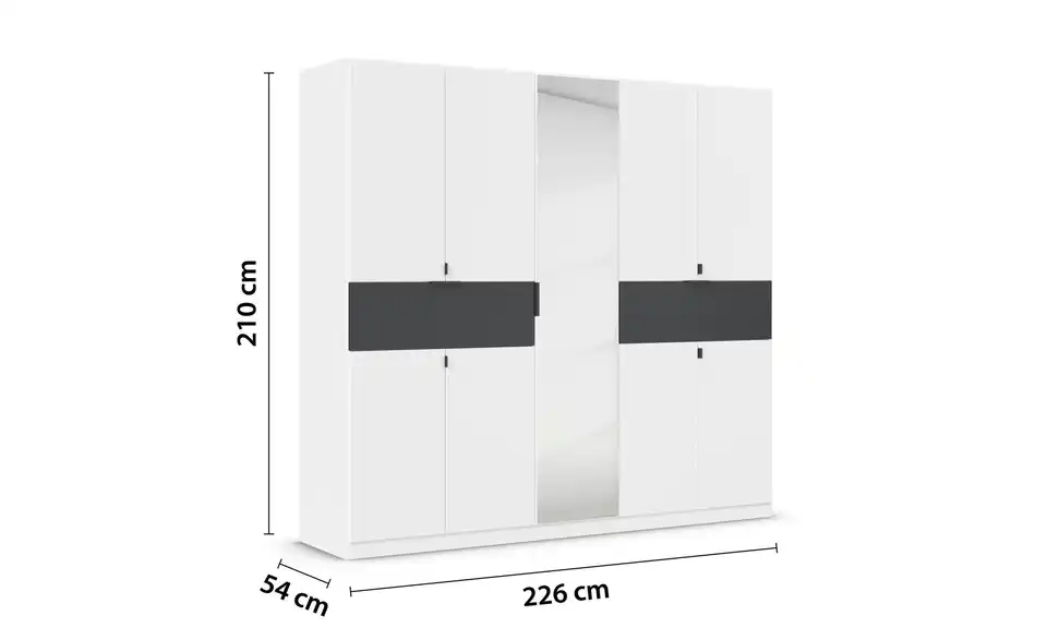 Drehtürenschrank 226 cm 9 Stück