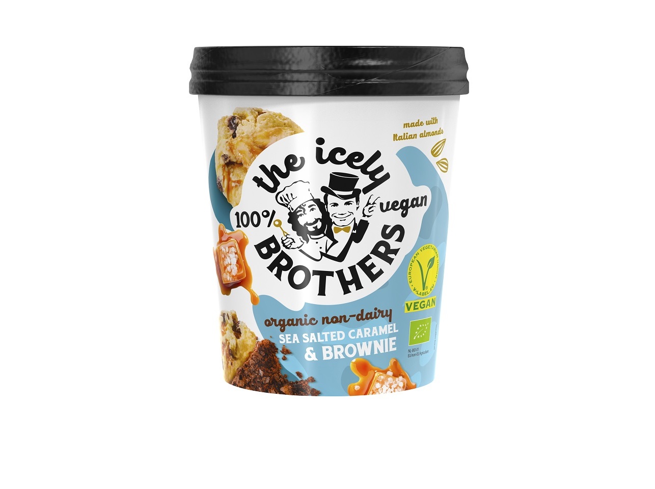 GELADO THE ICELY BROTHERS VEGAN BROWNIE BIO 460ML