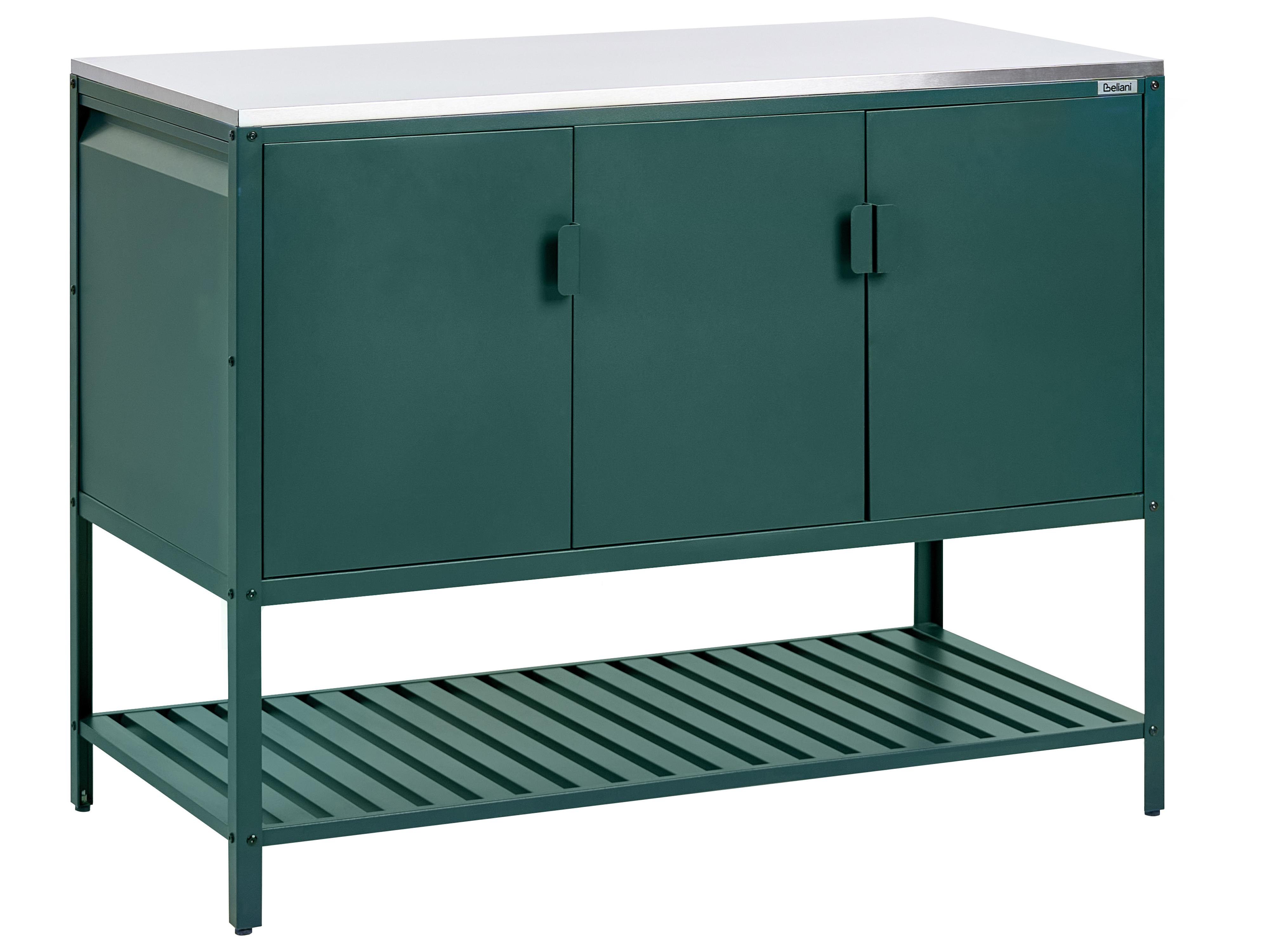 Tuin keukenset 2-delig met spoelbak MAENZA Metaal Groen