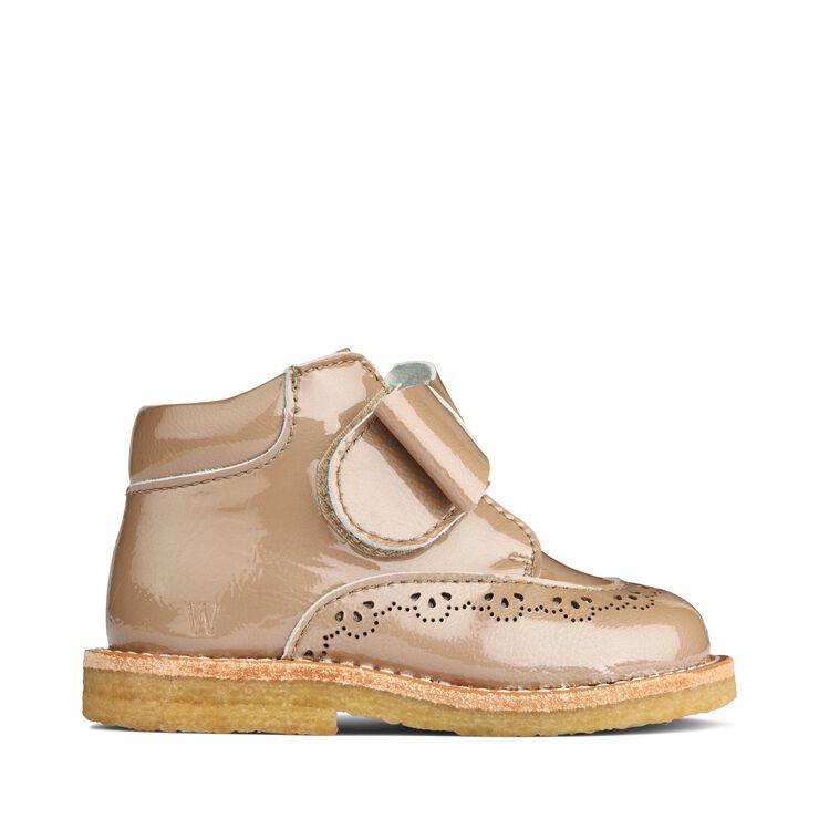Wheat Bootie Velcro Bowy Beige