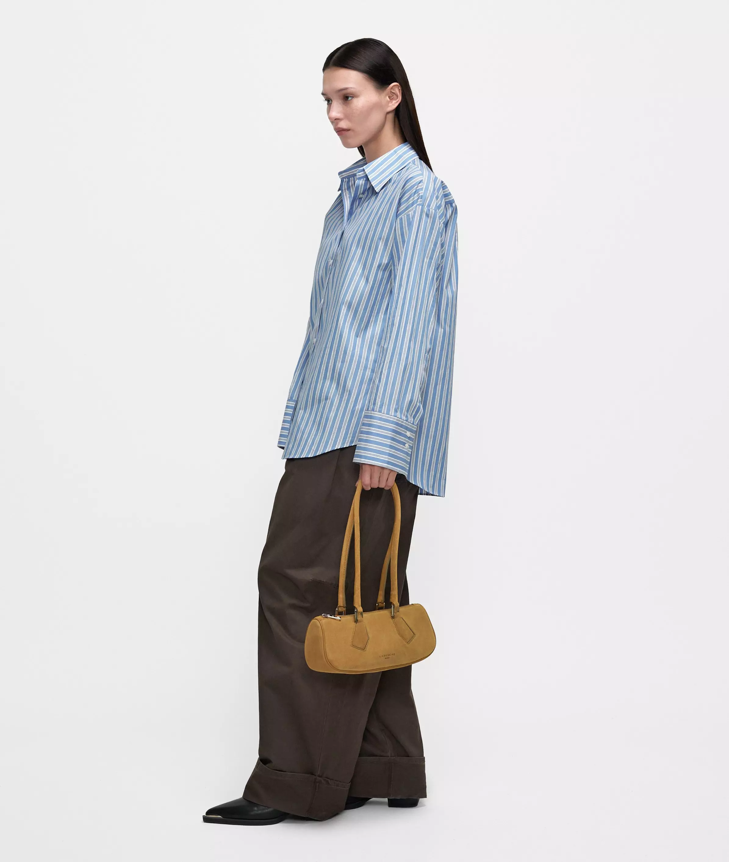 Cecile Satchel S Handy shoulder bag made from soft leather