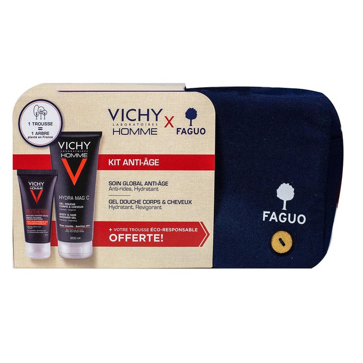 Homme kit anti-âge + trousse Faguo offerte