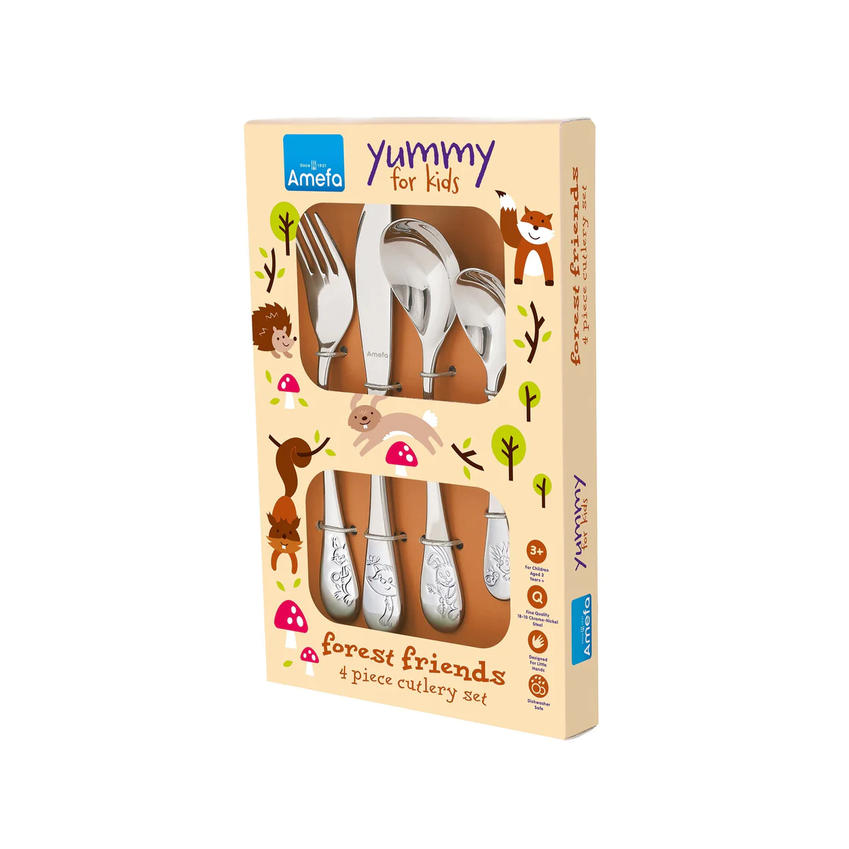 Forest - Coffret 4 couverts enfants Amefa