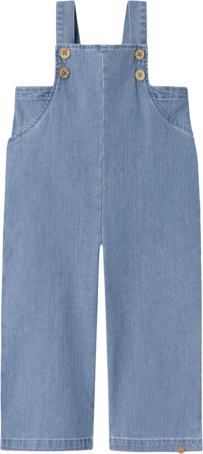 Lil' Atelier NMFOKAJA LOOSE DNM OVERALL 4360-LS Blå