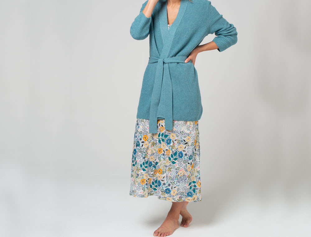 Gilet femme-Fleurs de Tiaré