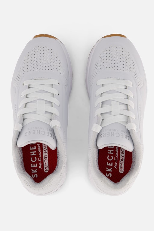 Skechers Uno Air Blitz sneakers wit Imitatieleer