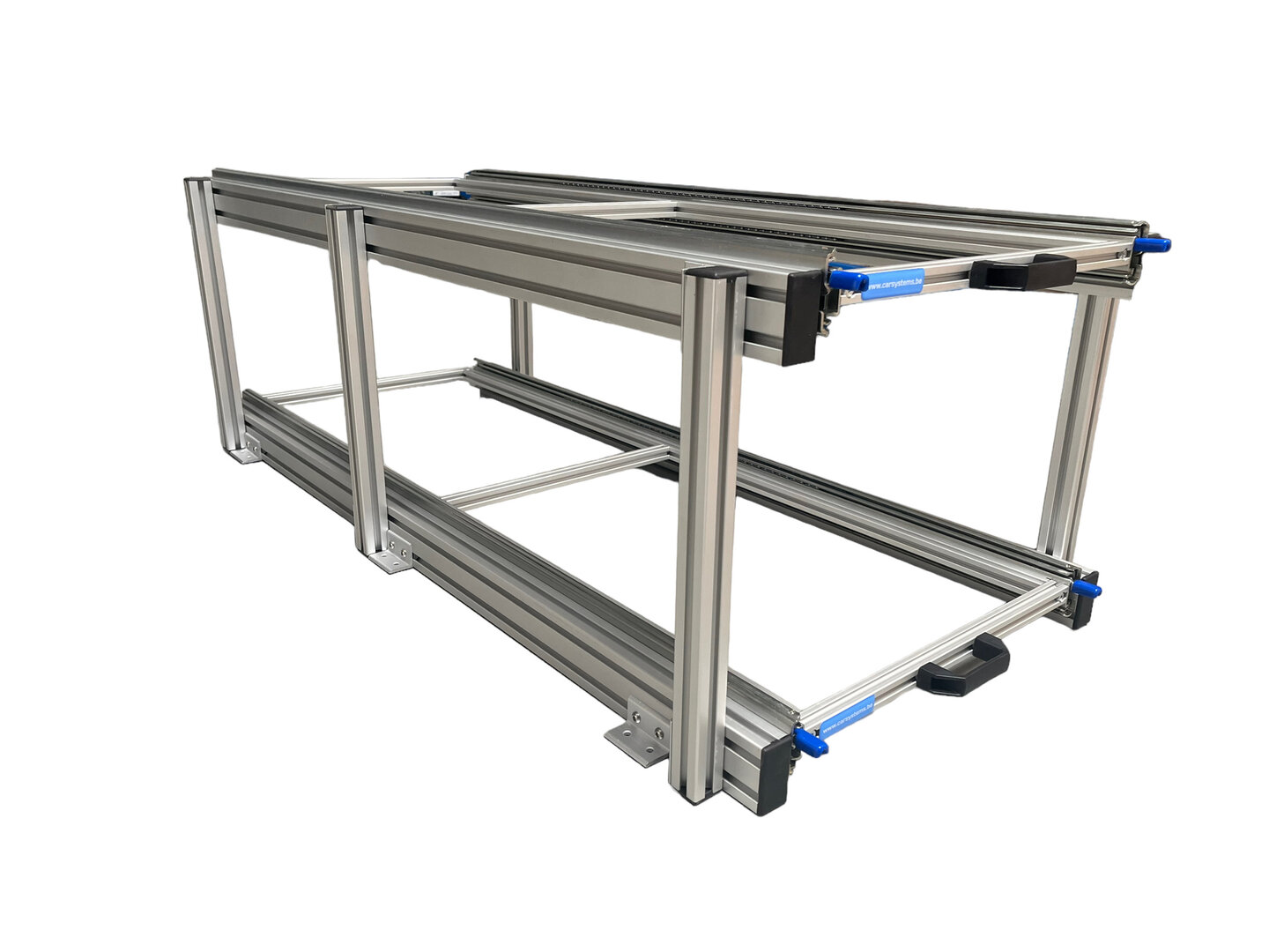 Dubbel schuifplateau 120 cm montageframe