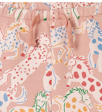 Stella McCartney Kids Jogginghosen - Rosa m. Pferde