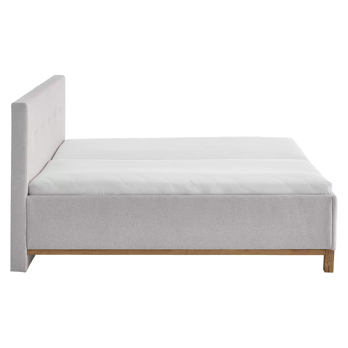 Polsterbett Catania II 180x200 Silber