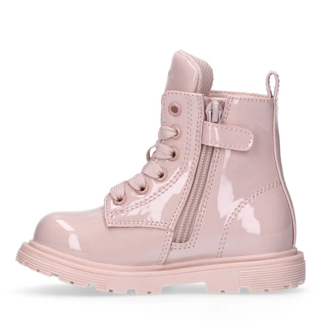 Calvin Klein lak veterboots lichtroze