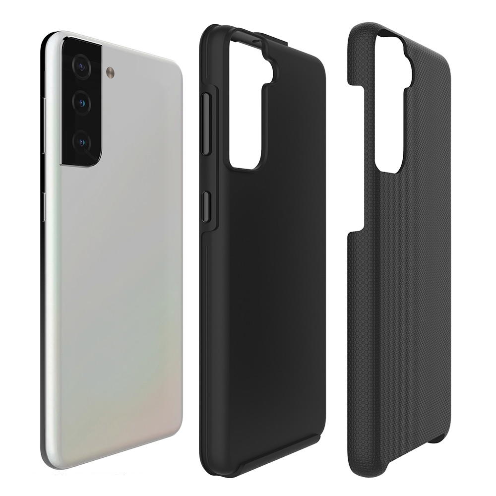 Samsung Galaxy S21 FE 5G North Case Premium Hybrid Schutzhülle (EGCA00317) - Schwarz