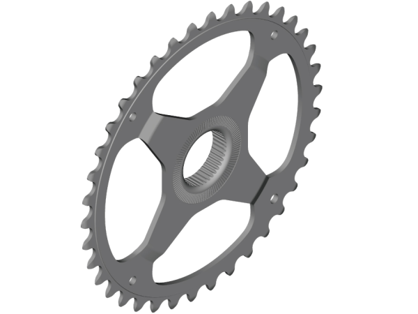 Shimano Steps CRE50 9/10/11-Speed Klinge, 38T
