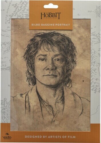 Hobbitten / The Hobbit Plakat - Bilbo Baggins Portræt - 20 X 28 CM
