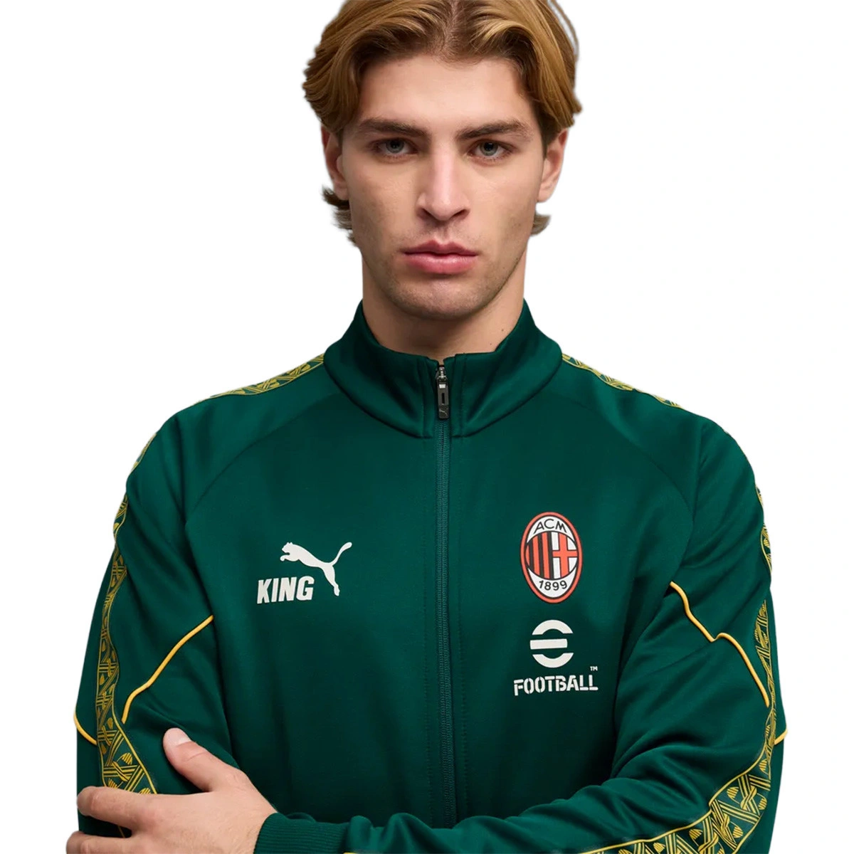 Casaco Puma AC Milan King Anthem Pre-Match