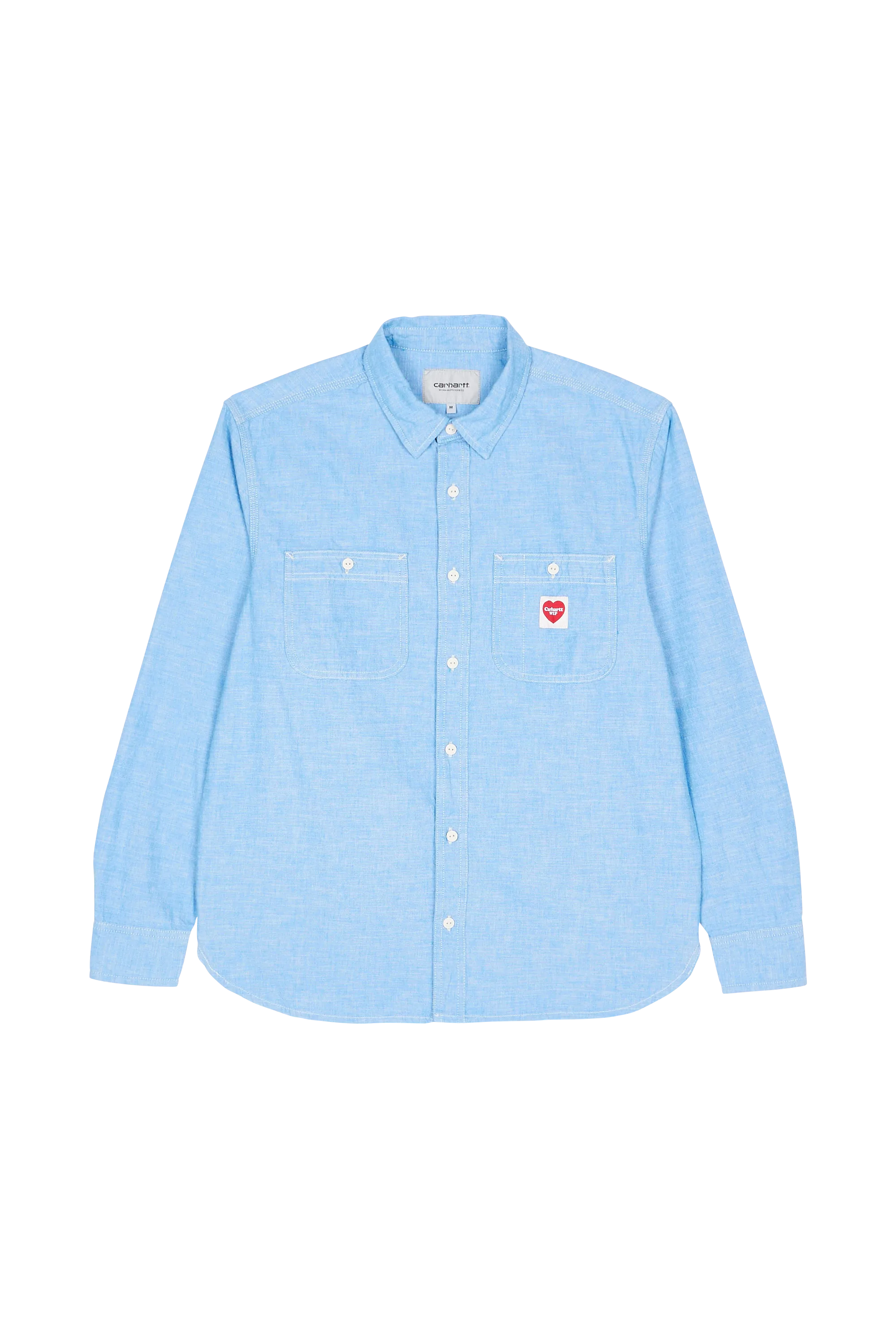 CARHARTT WIP Chemise L/S Clink Heart Shirt Bleu