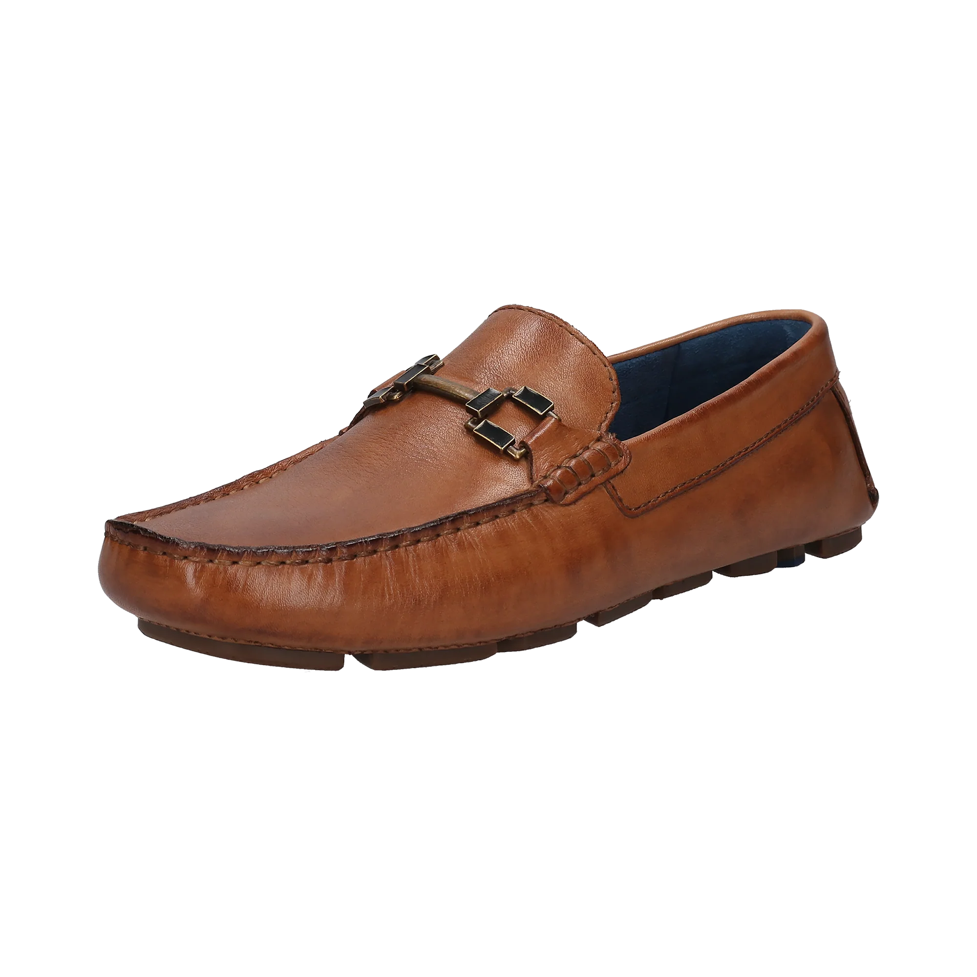 Leder Mokassin cognac