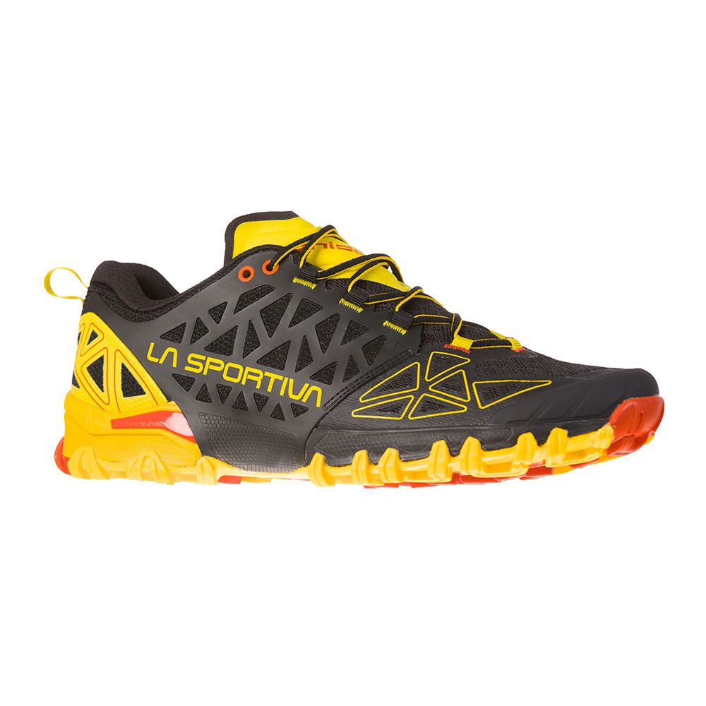 La Sportiva BUSHIDO II - Chaussures de trail Homme black/yellow