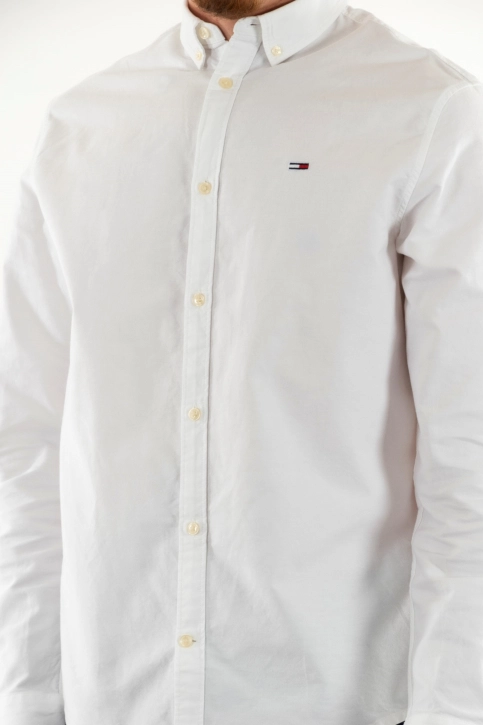 Chemise tommy jeans entry reg oxford ybr white