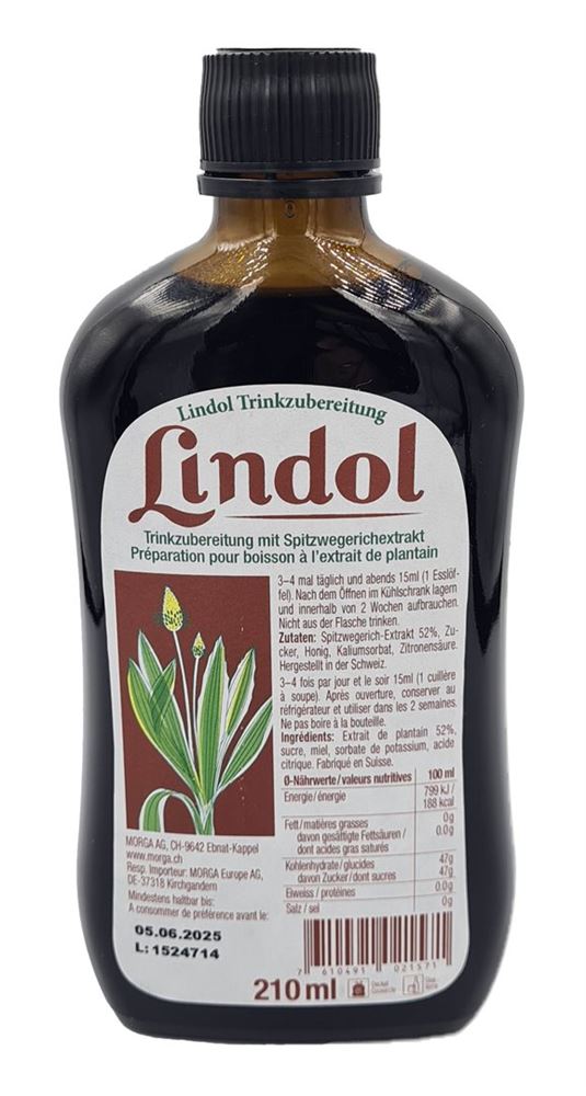 LINDOL Spitzwegerich<br>210 ml, Flasche