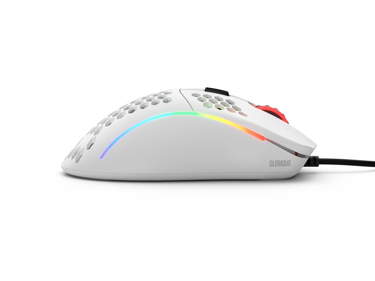 Glorious PC Gaming Race Model D- Souris Gaming - Blanche