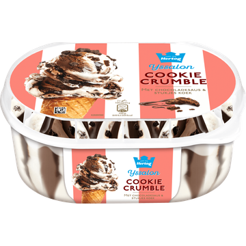 Hertog Cookie Crumble 825ML
