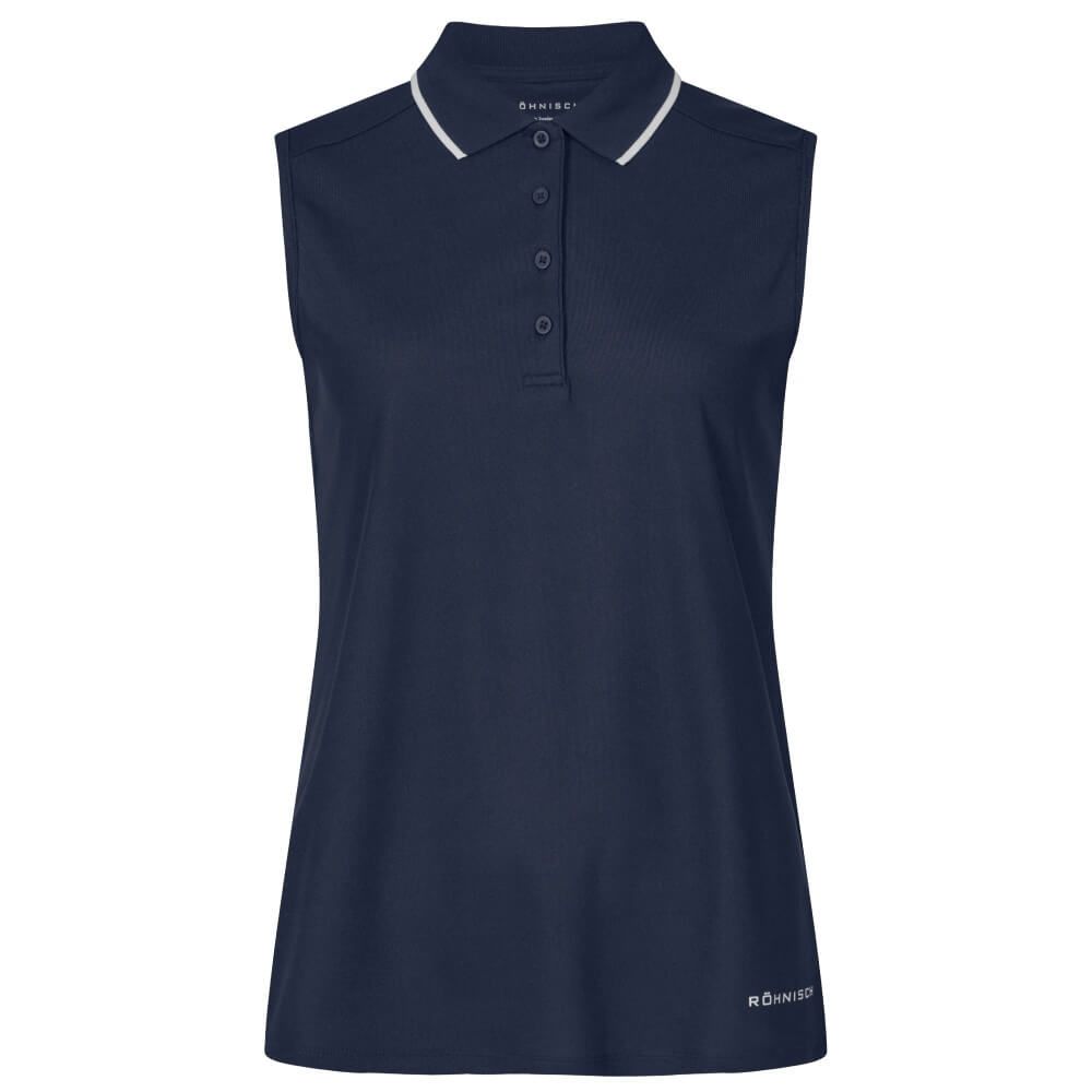 Miriam Sleeveless Pique Dame Navy