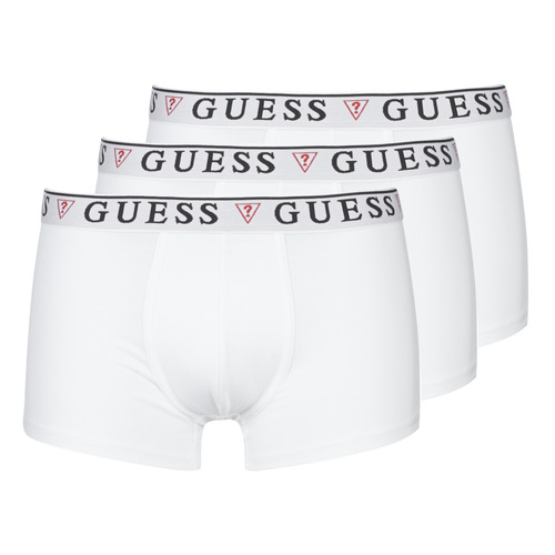 Guess - BRIAN BOXER TRUNK PACK X3 - Blanc