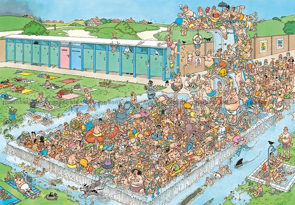 Jan van Haasteren - Sjov ved poolen