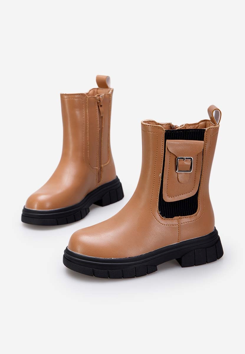 Bottines enfants brunes Cary A