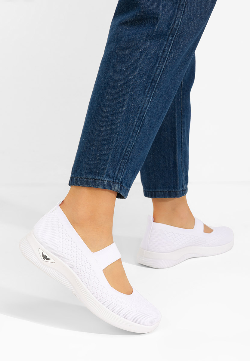 Chaussures casual femme blancs Wondia