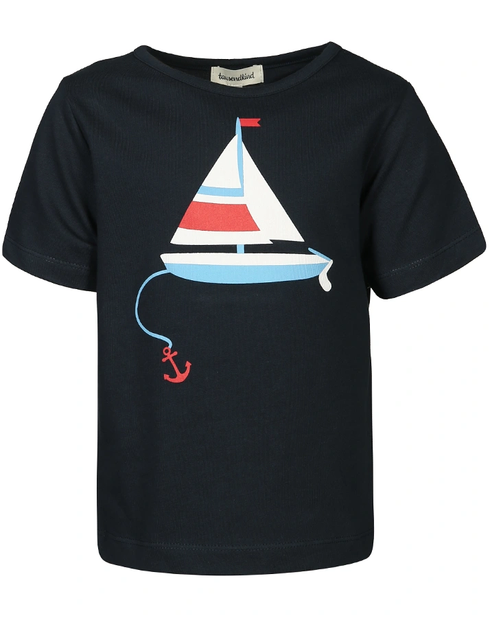T-Shirt SEGELBOOT in marine