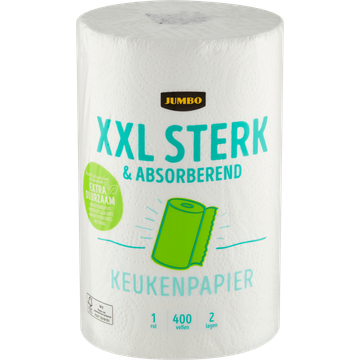 Jumbo XXL Sterk & Absorberend Keukenpapier 2 Lagen 1 Rol
