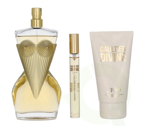 Jean Paul Gaultier Divine Giftset 185 ml Edp Spray 100ml/Body Lotion 75ml/Edp Spray 10ml