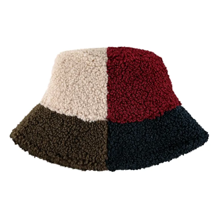 Bobo Choses Chapeau Façon Fourrure Colorblock | Ecru