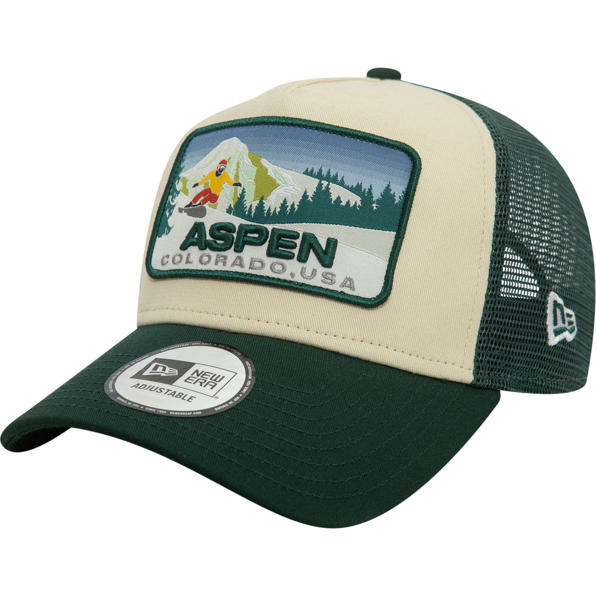 New Era Ski Patch Trucker Snapback Cap