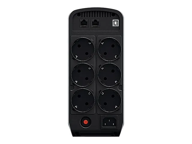 CyberPower PFC Sinewave Series CP550EPFCLCD - UPS - AC 230 V - 330 Watt - 550 VA - 7 At - USB - output-stikforbindelser: 6