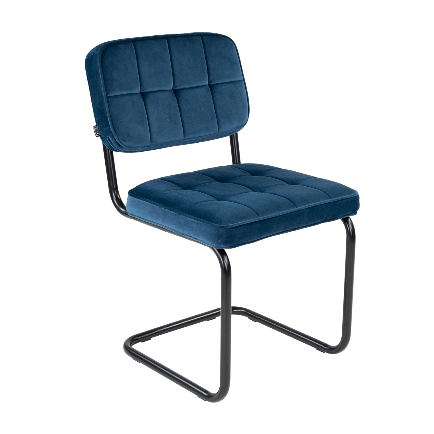 Kick buisframe stoel Ivy - donkerblauw