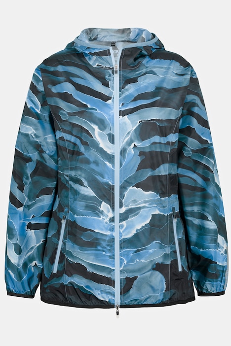 Funktionsjacke, Reisebeutel, Aquarelldruck, wasserdicht