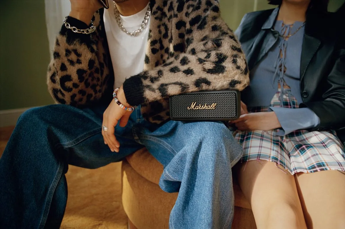 Marshall Emberton II Black and Brass Enceintes Bluetooth portables