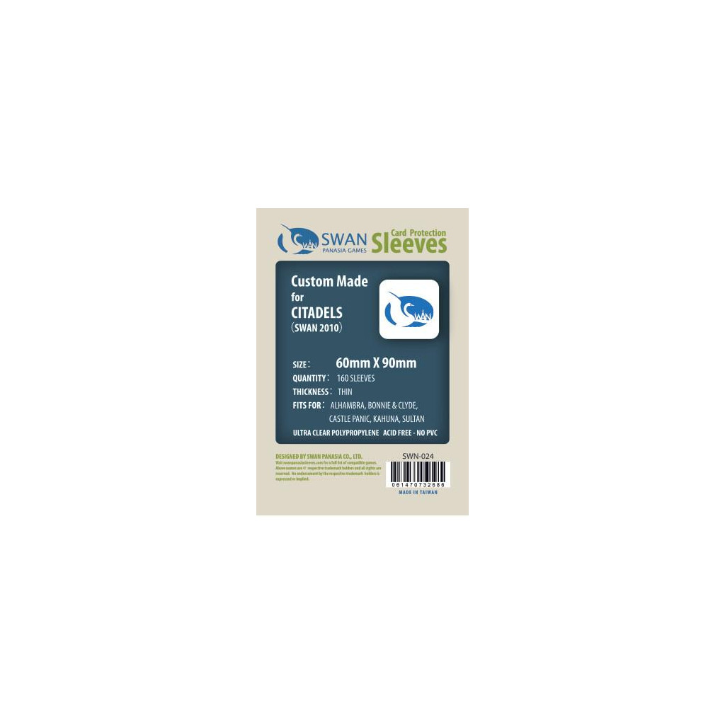 Swan Panasia - Card Sleeves Standard - 60x90mm - 160p